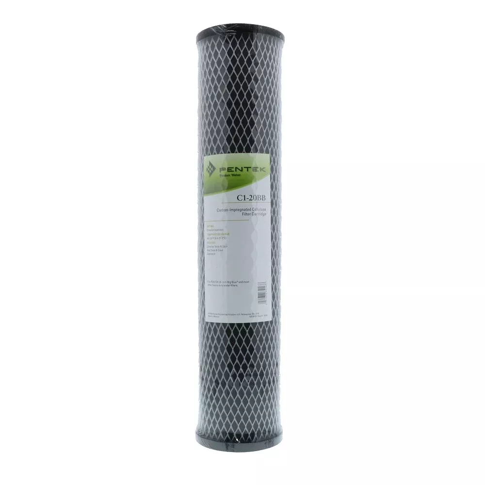 Pentek 155382-43 NCP-20BB Carbon Impregnated Non-Cellulose Pleated 10 mic Filter