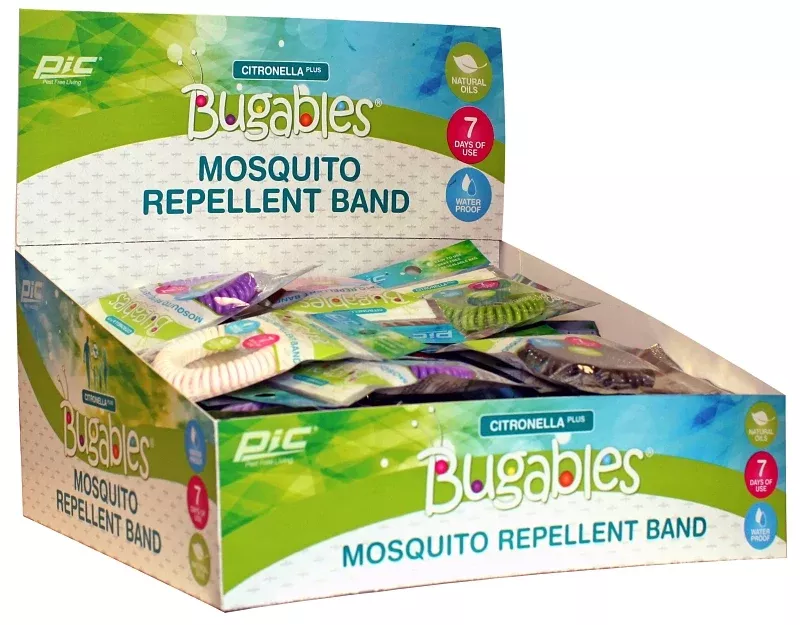 PIC Bugables BCBTS-200 Repellent Wrist Coil, Citronella, Pack of 50