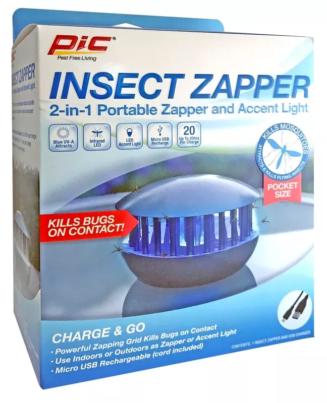 PIC PBZ Insect Zapper, Gray