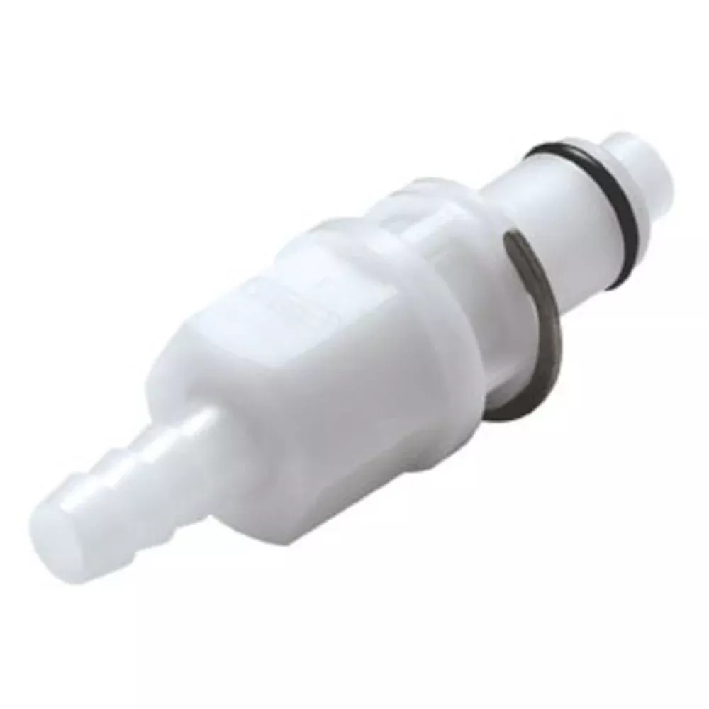 PLMD22005 Multi-Mount Valved Hose Barb Coupling Insert - 5/16 ID Barb Acetal
