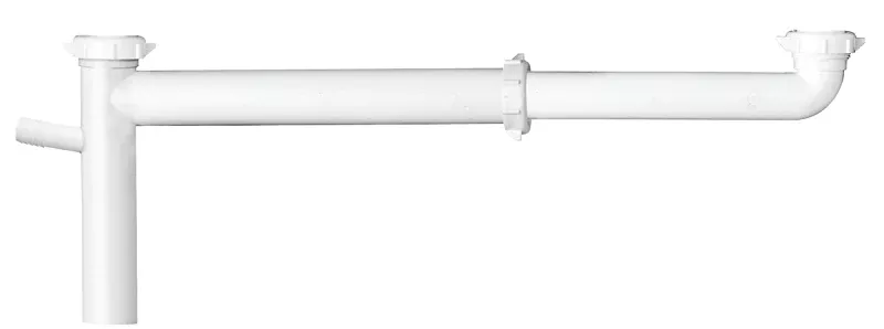 Plumb Pak PP919W End Waste Outlet, 1-1/2 in, Slip-Joint, Plastic, White