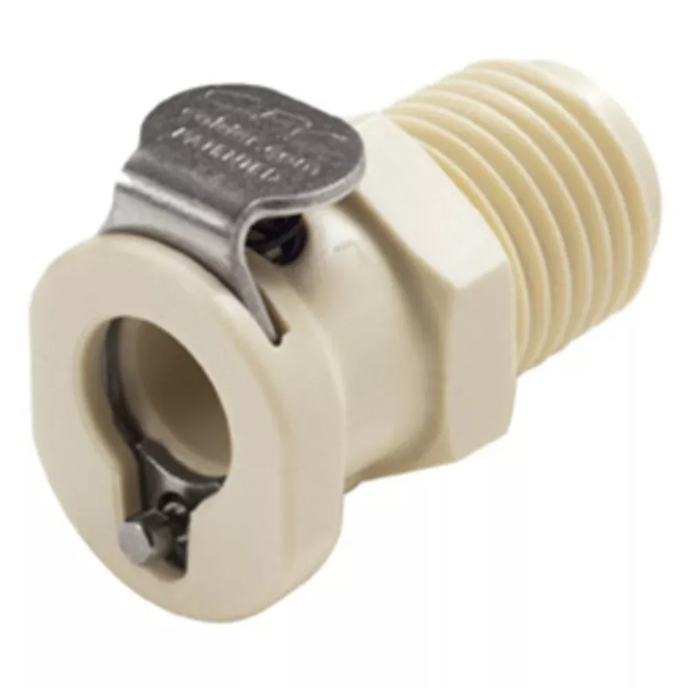 PMCD100412 Valved Male Thread Coupling Body 1/4 NPT