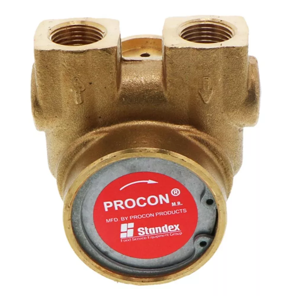 Procon Pump NSF Brass 125 GPH 3/8" NPT w/ .188" Double Flat Drive (Clamp-on)