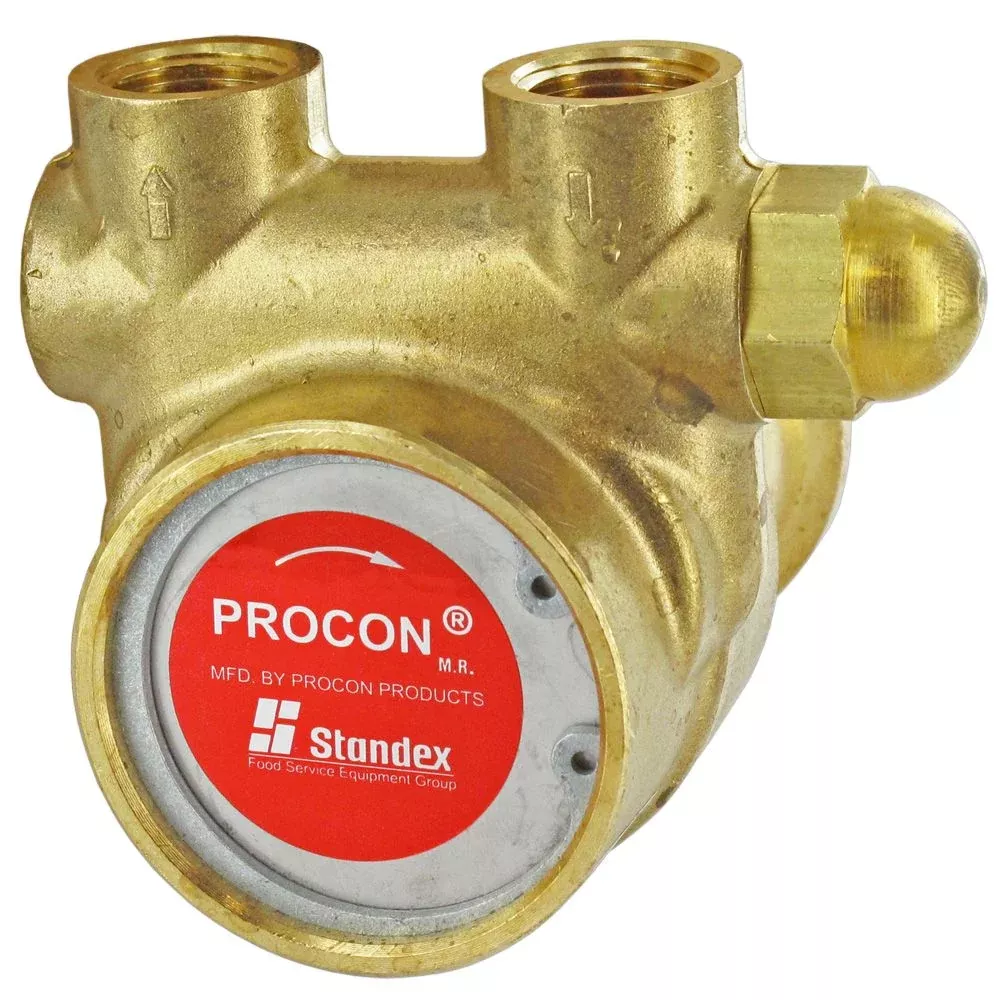 Procon Pump NSF Brass 60 GPH 3/8" NPT w/ Single Flat Drive (Bolt-on)