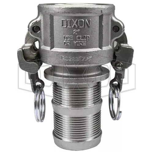 RC200EZPF - EZ Boss-Lock Cam & Groove Part C Coupler x Hose Shank