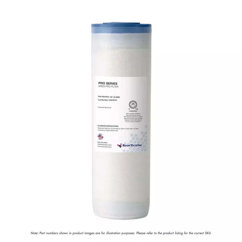 ResinTech AF-10-3690-BB Fluoride Reduction Filter 4.5 X 10