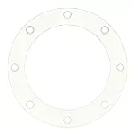 RGA301TF-MIL-A - 3"Teflon Envelope TTMA Gasket