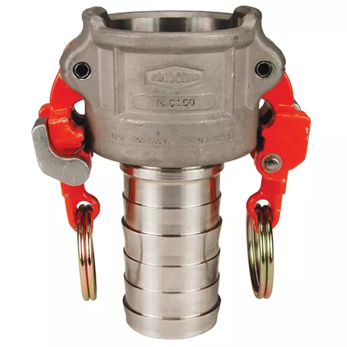 RLC100EZ - EZ Boss-Lock Cam & Groove Part C Coupler x Hose Shank