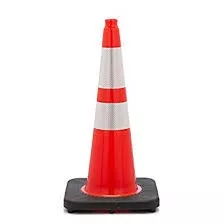 RS70032SR3M64 - 28"Orange Slim Cone with Reflective Tape