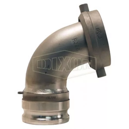 RTCA30 - Railroad Tank Car Connection x Cam & Groove Style A Adapter Elbow