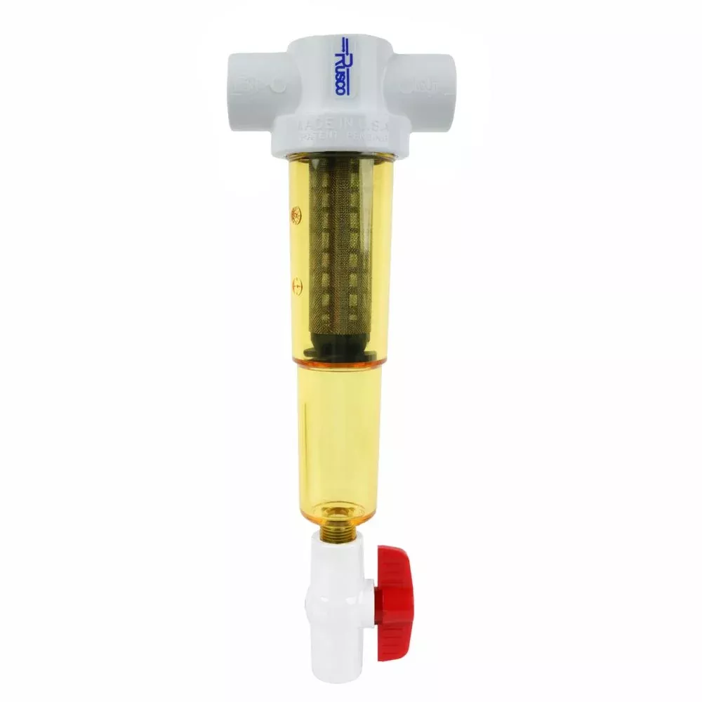 Rusco Chemically Resistant Sediment Trapper Filter T Style 3/4" PE