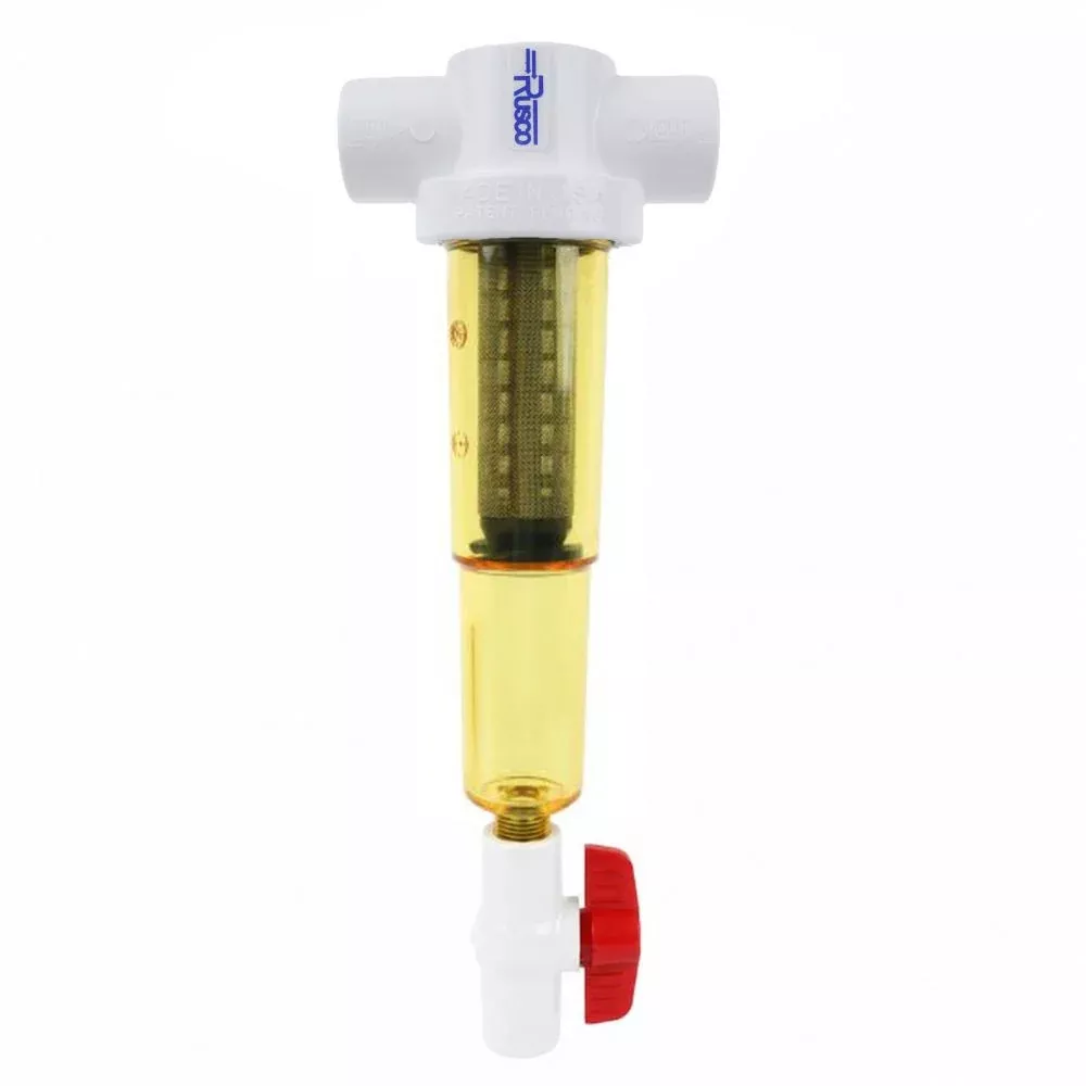 Rusco Chemically Resistant Sediment Trapper Filter T Style 3/4" SS