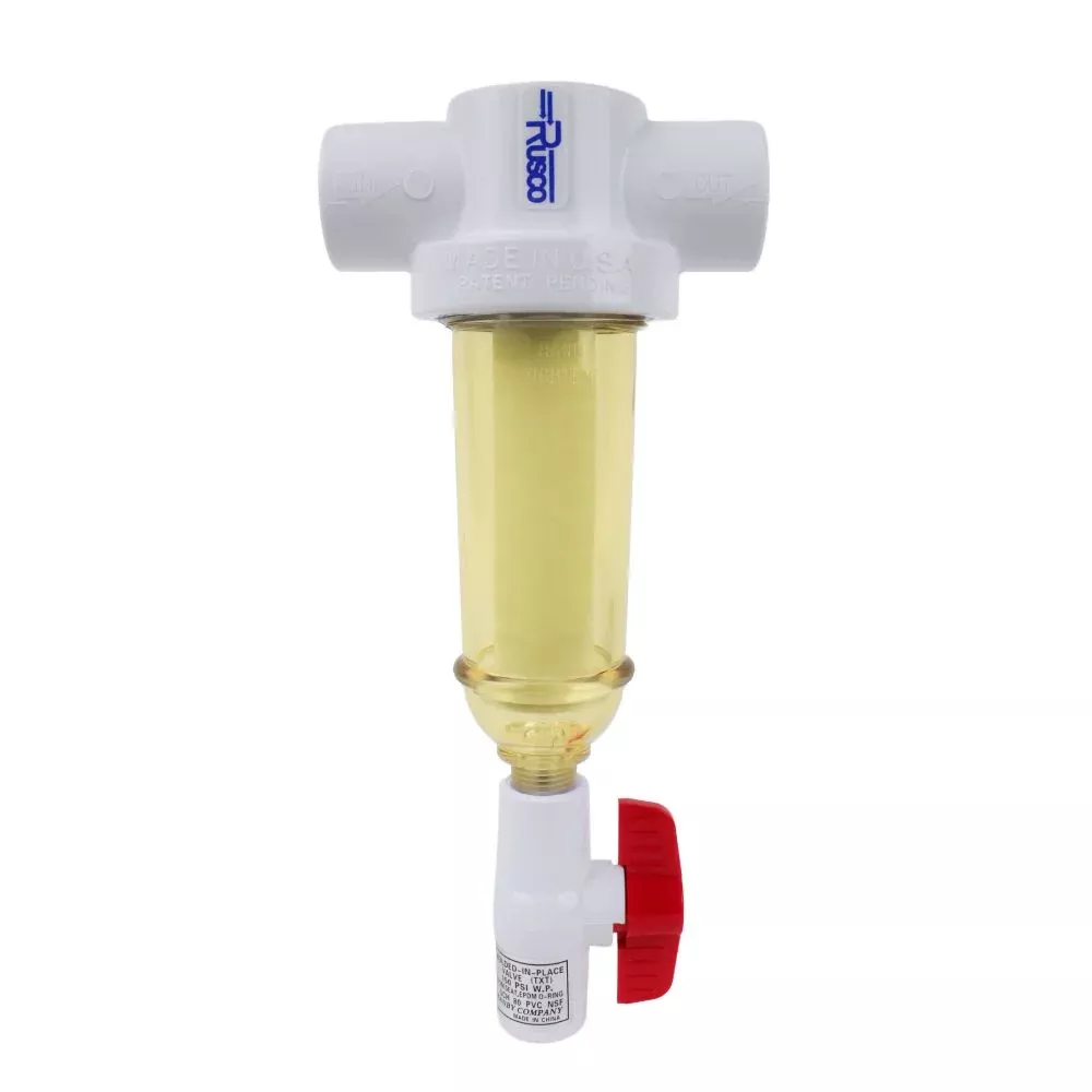 Rusco Chemically Resistant Spin Down Filter T Style 3/4" PE