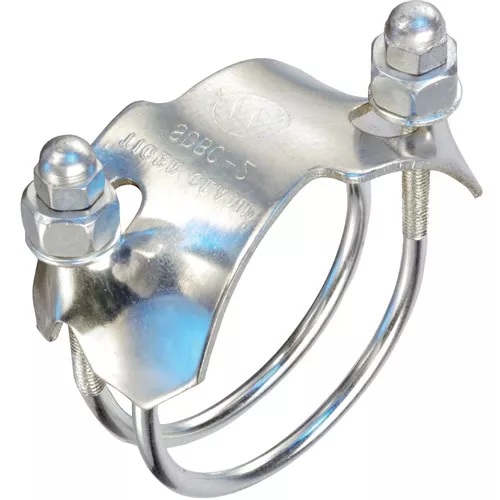 SDBCR-4 - TigerClamp™ 4 in. Size Spiral Double Bolt Clamp for Clockwise Helix Hose