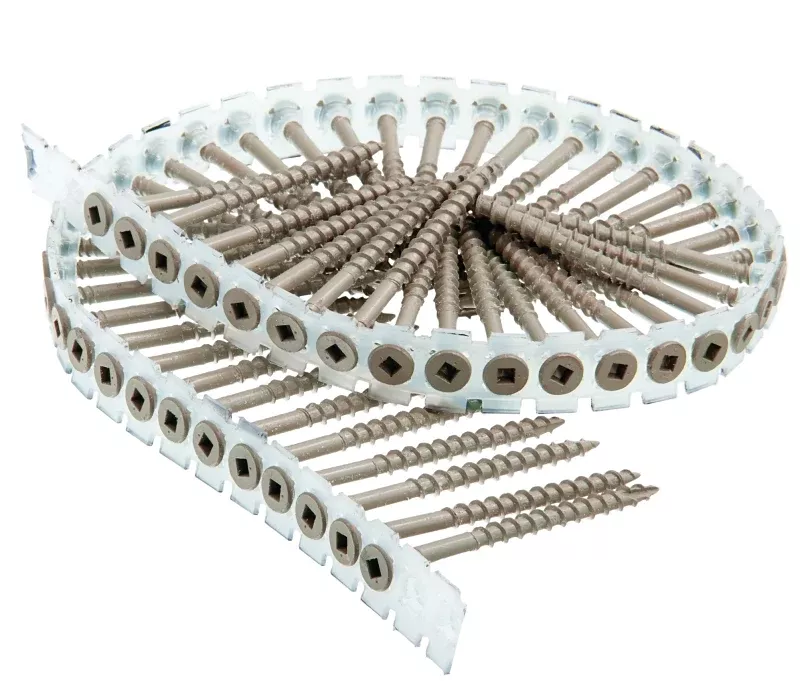 Senco 08D Series 08D300W Screw, 3 in L, #9 Drive