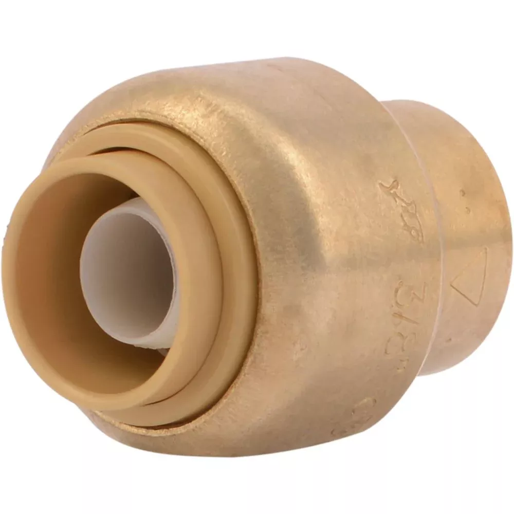 SharkBite U512LF Lead-Free Brass Push-to-Connect End Stop - 3/8"