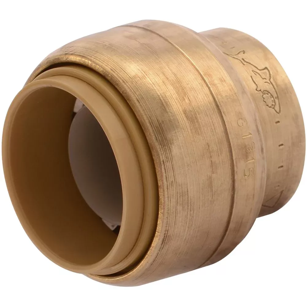 SharkBite U518LF Lead-Free Brass Push-to-Connect End Stop - 3/4"