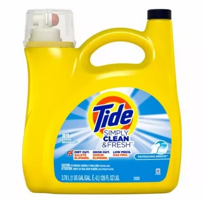 Simply Clean & Fresh Laundry Detergent, Liquid, Breeze Scent, 89 Loads, 117 Oz.
