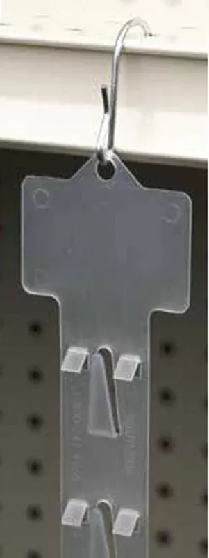 Southern Imperial R16-12-WCS2-25B Clip Retailer, Polypropylene, Natural, Pack of 25