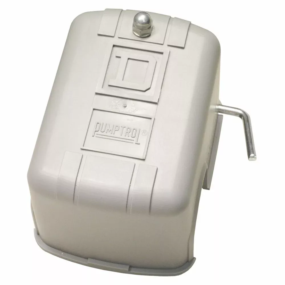 Square D Pressure Switch, Hi Press NC, DPST, 20/40 PSI adjustable, ON/OFF Lever, Diaphragm 9013FSG2J20M1