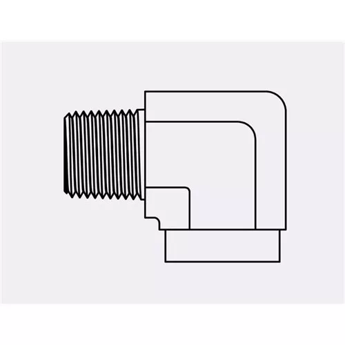 SS-5502-04-04-FG - Street Elbow Pipe 90°