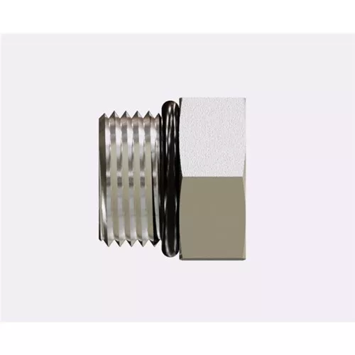 SS-6408-16-FG - 16MOR HEX HEAD PLUG-SS
