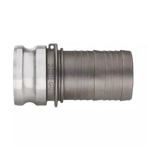 SS-E200 - 2"Part E Adapter x Hose Shank Stainless Steel