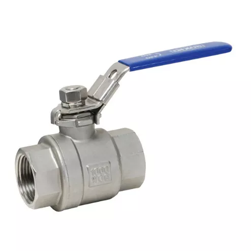 SSLBV100 - Stainless Steel Ball Valve Full Port, Locking Handle