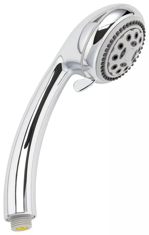 Stylewise K721CP Handheld Shower Head, Round, 1.8 gpm, 5 -Spray Function, Polished Chrome, 3.35 in Dia