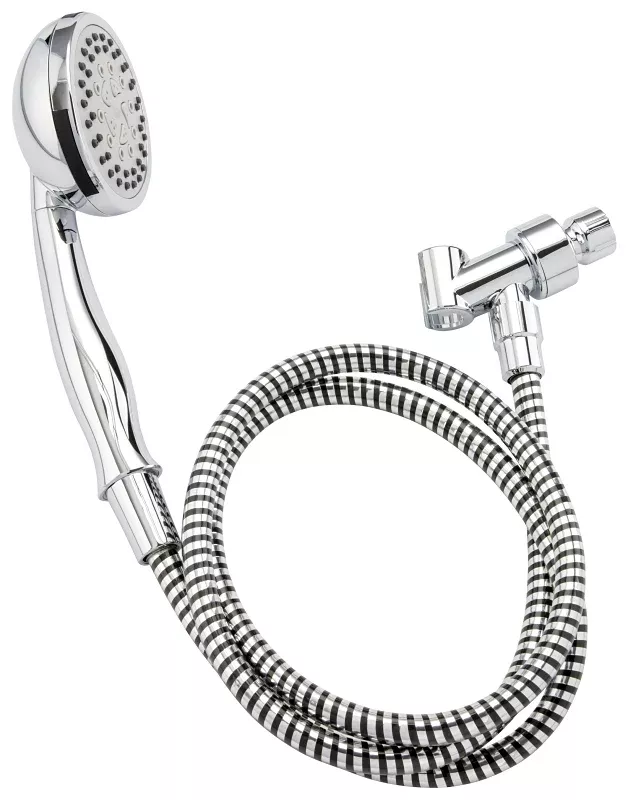 Stylewise K745CP Handheld Shower, 1.8 gpm, 5 -Spray Function, Polished Chrome, 60 in L Hose