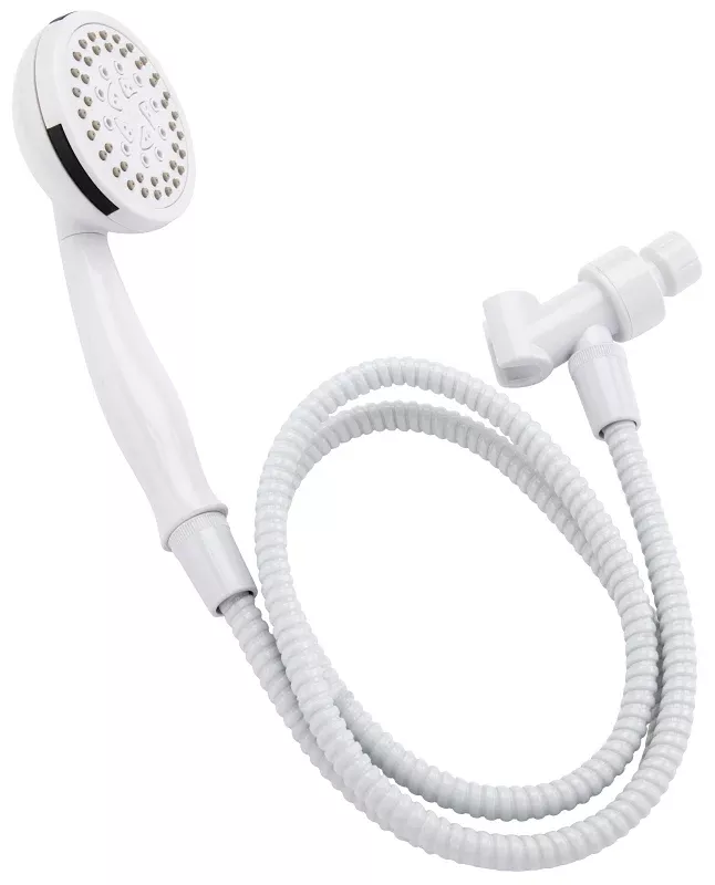 Stylewise K745WH Handheld Shower, 1.8 gpm, 5 -Spray Function, 60 in L Hose