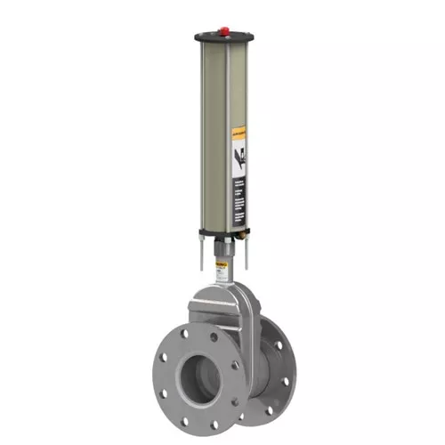 SV754MSTS - Pneumatic Operated 4in Sliding Valve (Replaceable O-ring Seat) – ANSI Flange x ANSI Flange