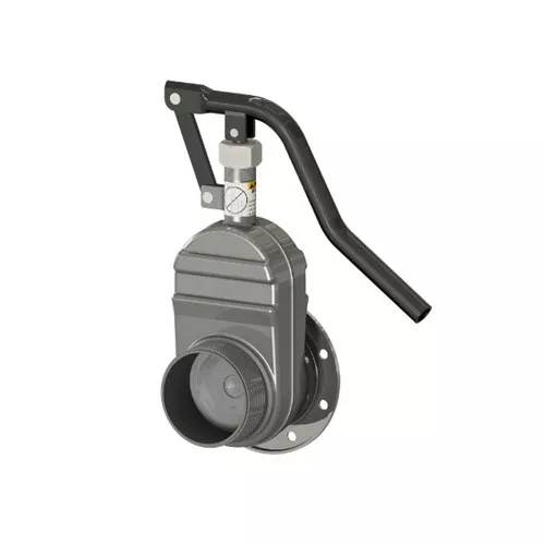 SV814MSTS - Manual 4in Sliding Valve (Replaceable O-ring Seat) – 4in Threaded Pipe x TTMA Flange