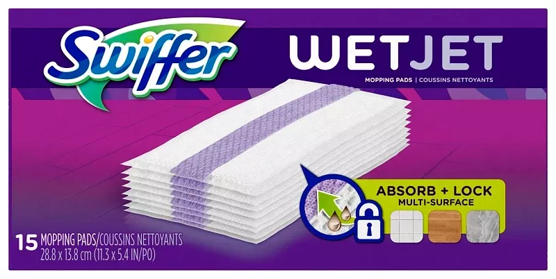 Swiffer WetJet 99042 Mop Pad Refill, White