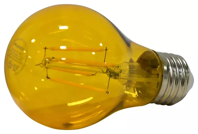 Sylvania 40302 General-Purpose Ultra LED Bulb, A19 Lamp, E26 Medium Lamp Base, Dimmable, Yellow, Pack of 6
