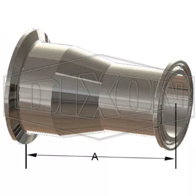 T3114MP200150PM - BioPharm Clamp x Clamp Concentric Reducer