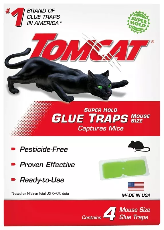 Tomcat 0362710 Mouse Glue Trap, 4/PK, Pack of 12