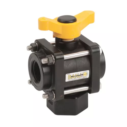 V100BL - 1" 3-Way Bottom Load Valve