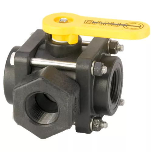 V100SL - 1" 3-Way Side Load Valve