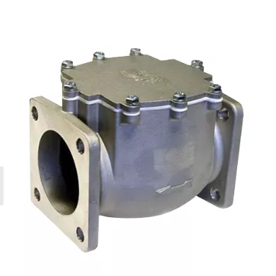 VA0006 - 2" Alum. Check Valve, Buna-N Poppet w/ Spring