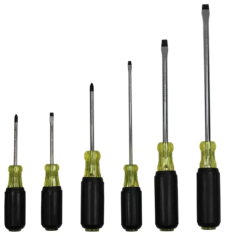 Vulcan SD-SET-PVC Screwdriver, 6-Piece, Yellow