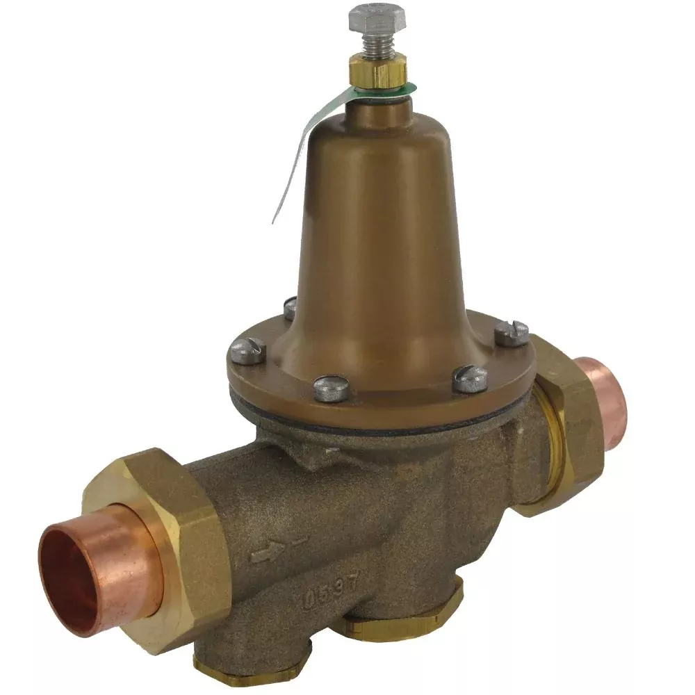 Watts 25AUB Pressure Regulator 1" Solder Double Union