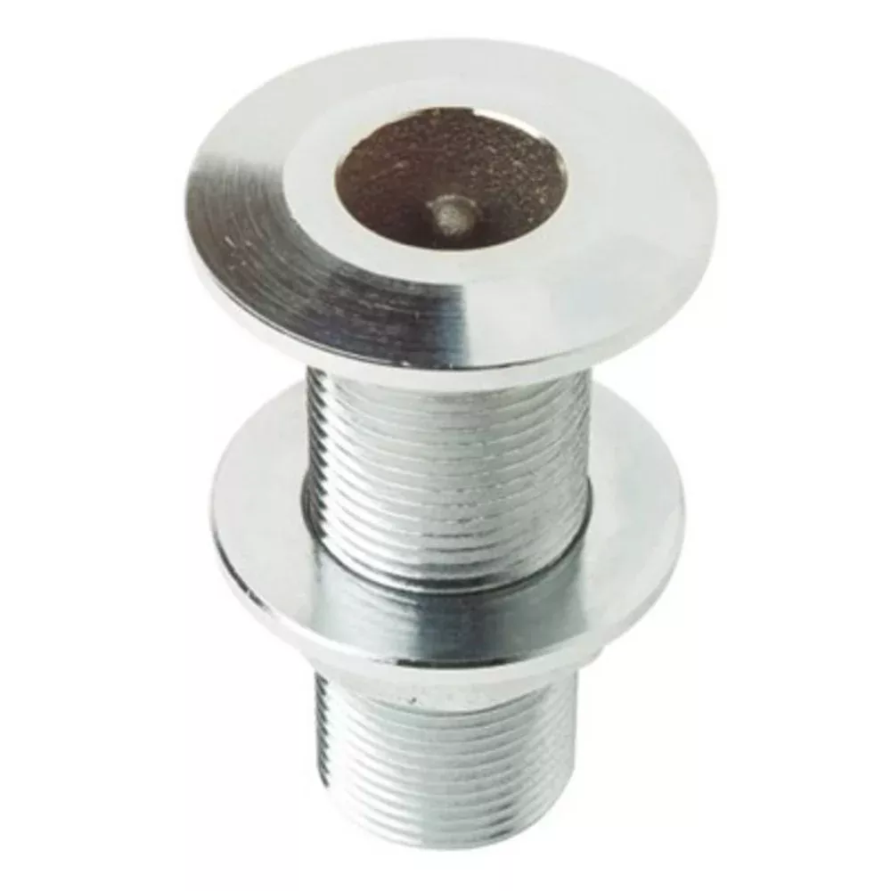 Watts Marine Chrome Plated Thru-Hull Assembly With Nut - 1-1/2" NPSM