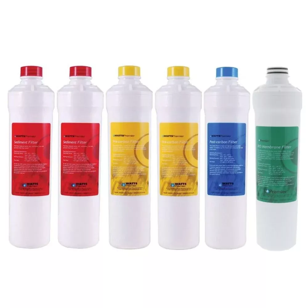 Watts Premier 531155 RO Pure One Year Prefilter/Postfilter Kit plus Membrane