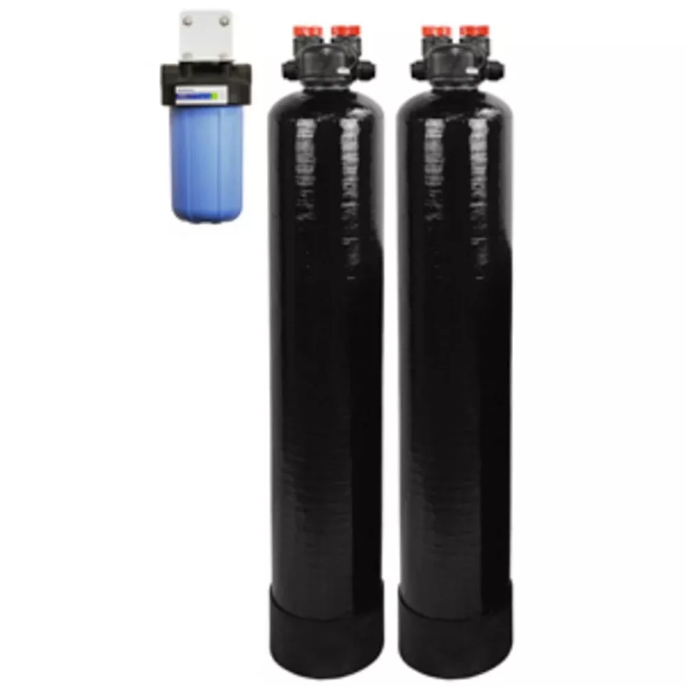 Whole House System with Salt-Free Water Conditioner for 1-2 Bathrooms