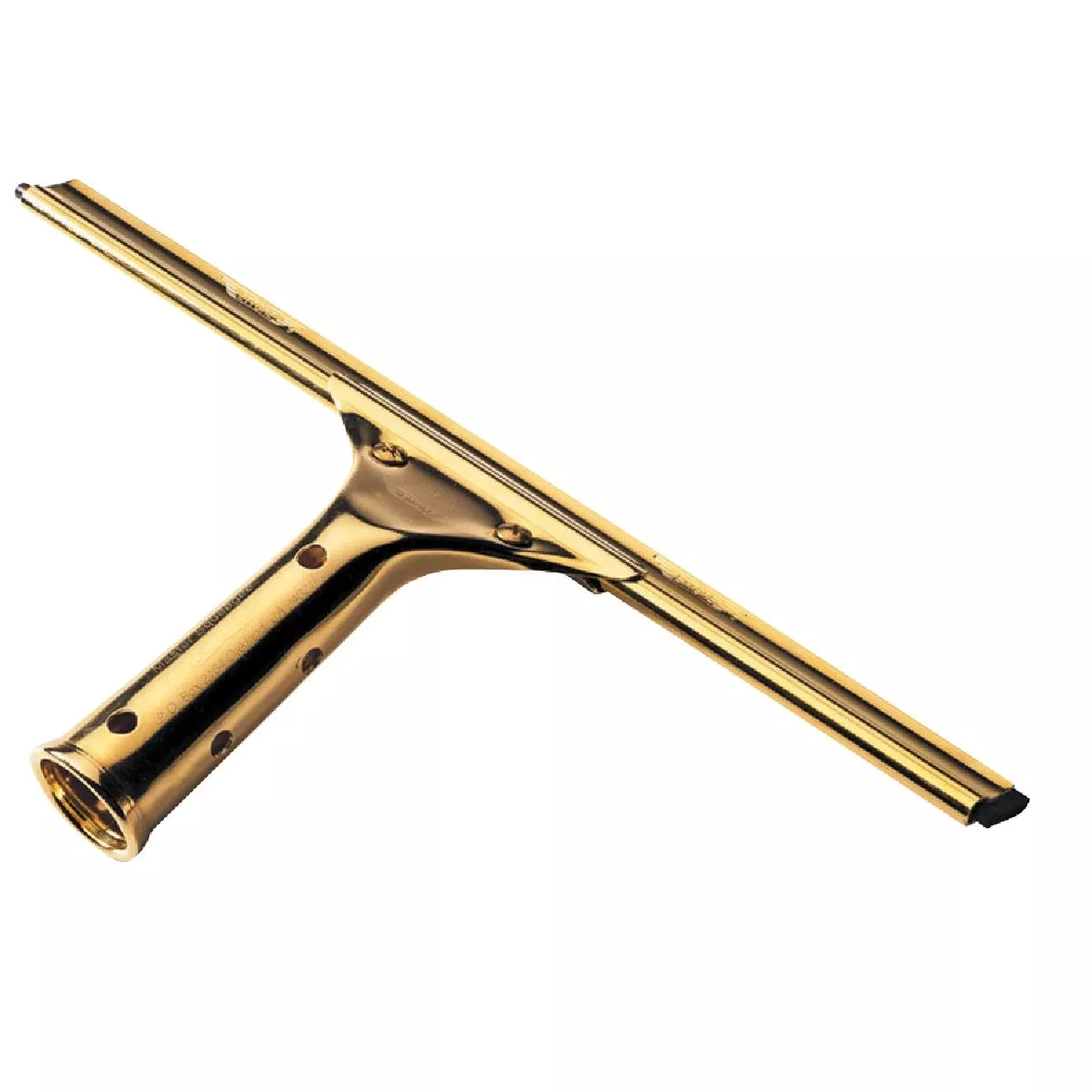 Window Squeegee, Brass, 18 In.