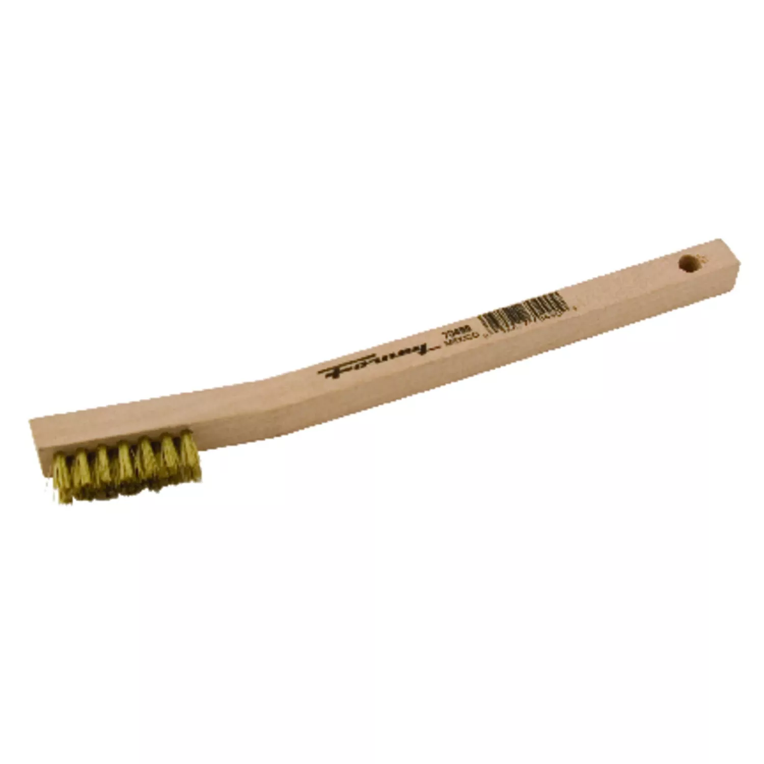 Wire Scratch Brush, Brass, 7.75-in.