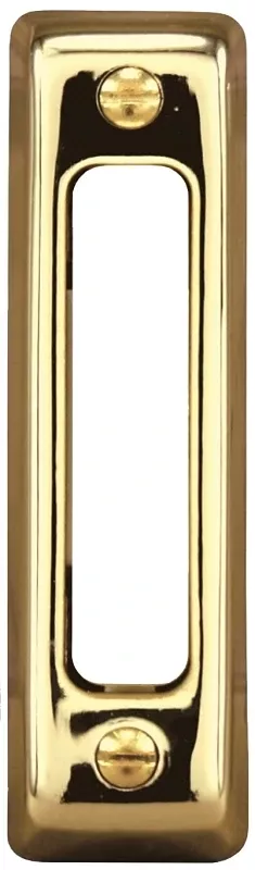 Wired Push Button, Polished Brass