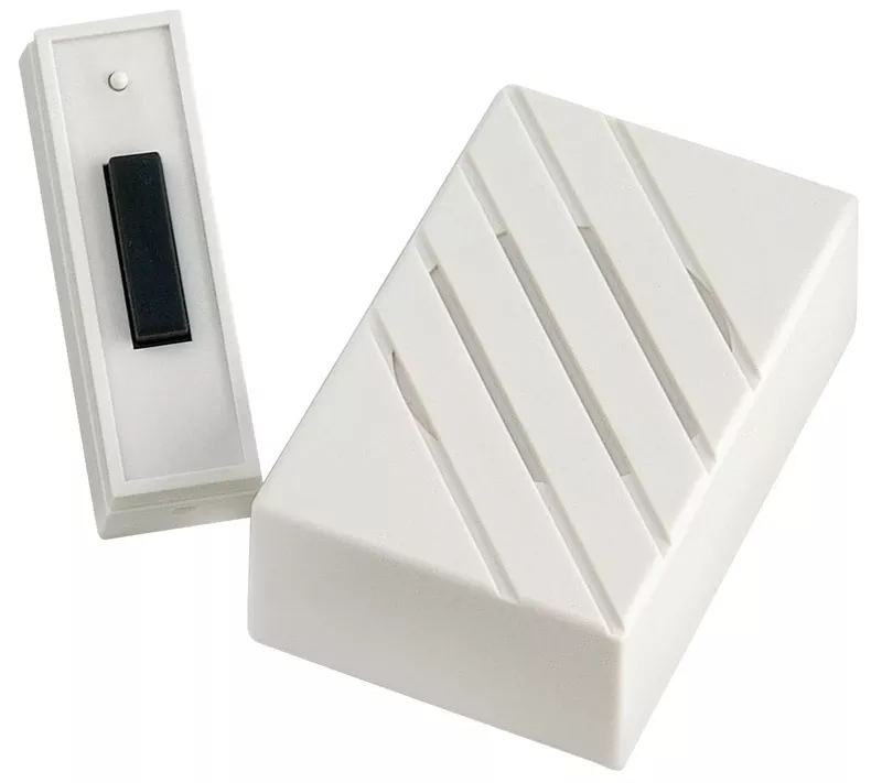 Wireless Door Chime Kit, White