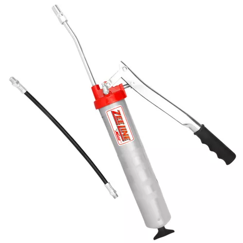 Zeeline Premium Variable Stroke Lever Grease Gun w/ 6 in. Steel Extension